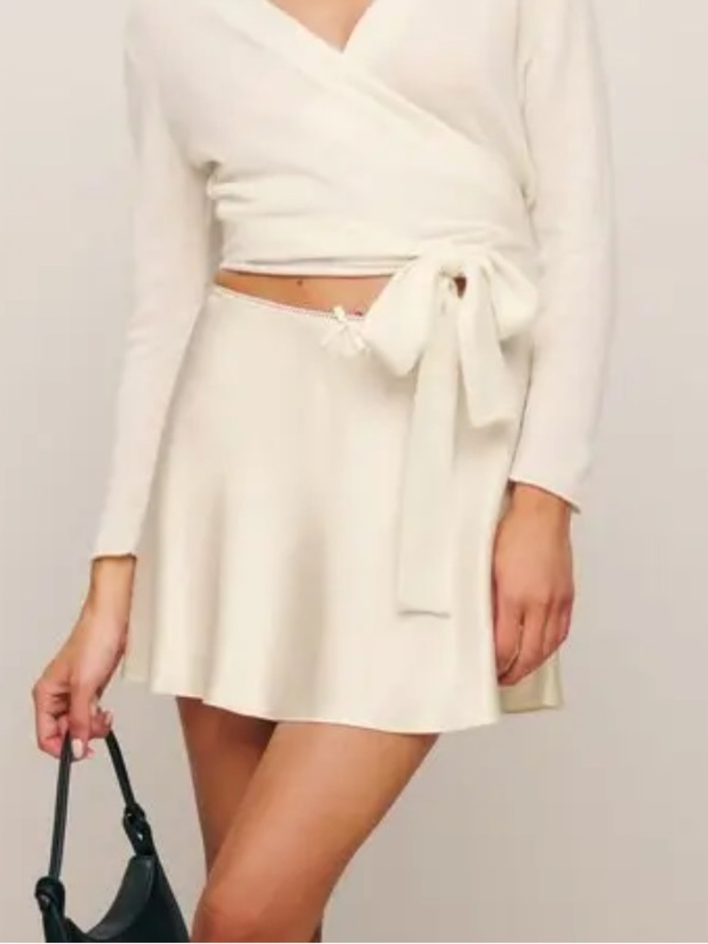 Reformation Edda Silk Mini Skirt S - Picture 2 of 5